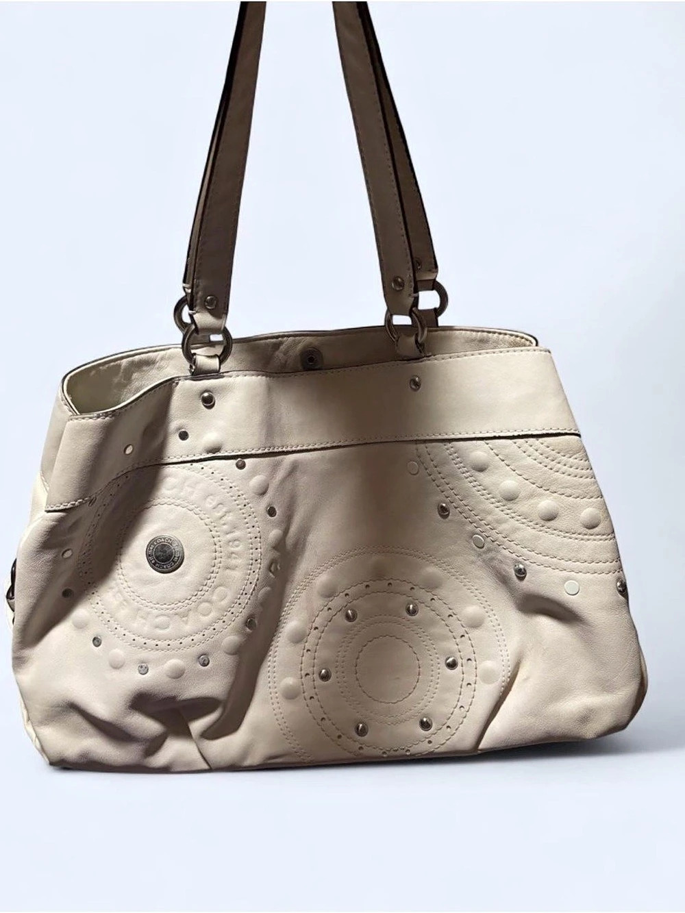 Coach Vintage Coach Soho Studded Leather Tote Vintage Soho Studded Leather